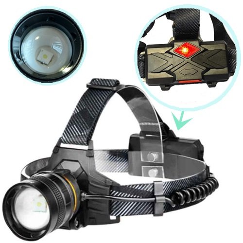 Ліхтарик налобний №BL-8076-2/QE-909-GT100 (2x18650) Zoom