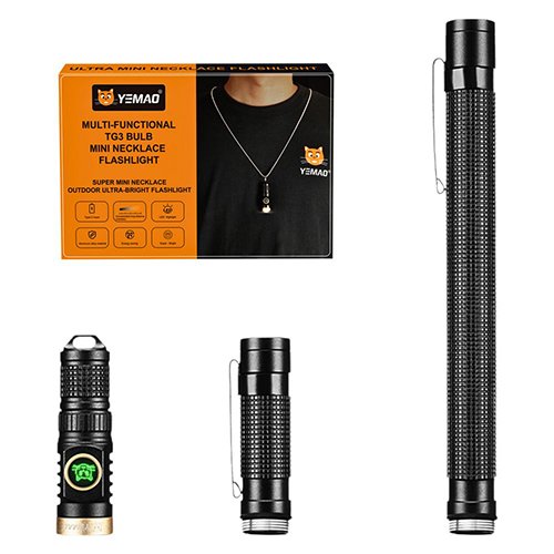 Ліхтарик YEMAO тактичний YM-M10-LED 800LM (1x10440/1x101803×AAA)