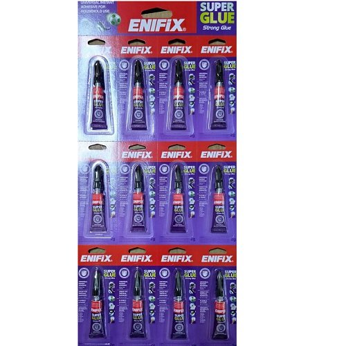 Клей супер ENIFIX STRONG GIUE 2гр. 1*12 на блістері C-032-02 (вибивати кратно 12)