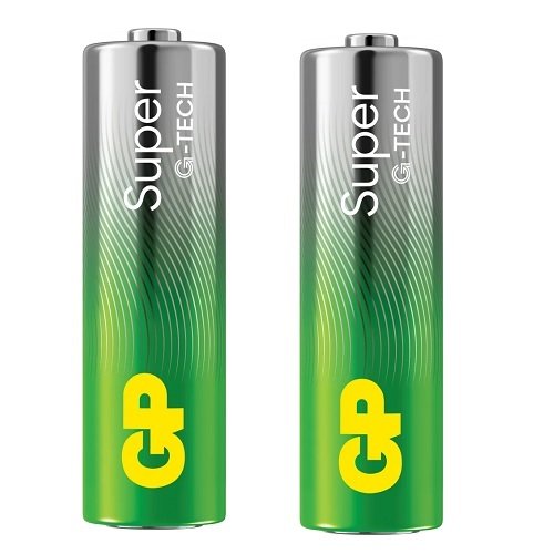 Батарейка GP Alkaline SUPER LR06 (АА) 15A/S2 (10/200/1000) БІЛА кор., шт<br> Артикул: 100132<br>