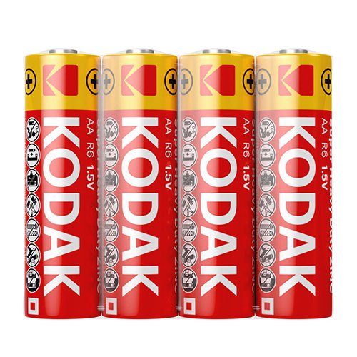 Батарейка Kodak Super HeavyDuty R06 (AA) S4 (60/1440) кор., шт<br> Артикул: 100266<br>