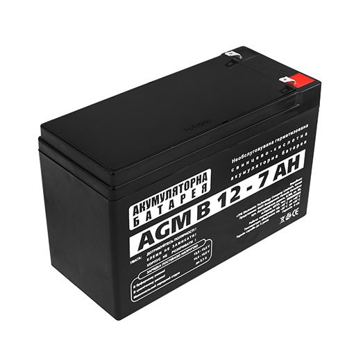 Акк LogicPower 12V / 7 A Розмір, мм (ДхШхВ): 65х150х95, шт<br> Артикул: 100808<br>