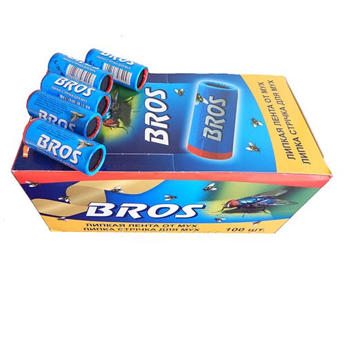 Мухолівки BROS (польша) (1200шт/ящ), шт<br> Артикул: 101129<br>