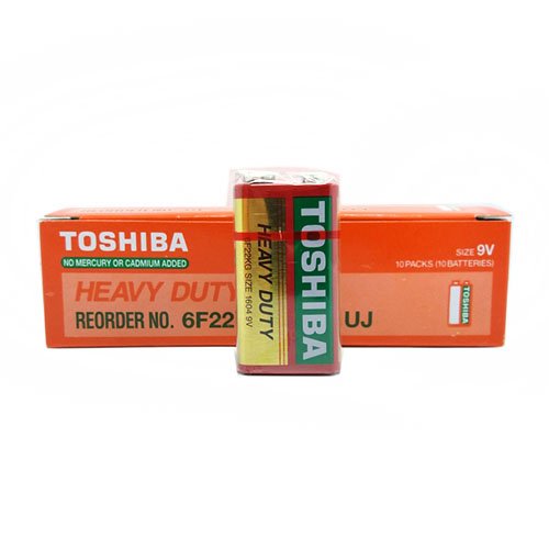 Батарейка Toshiba HeavyDuty 6F22 (крона) S1 (10) кор., шт<br> Артикул: 101181<br>