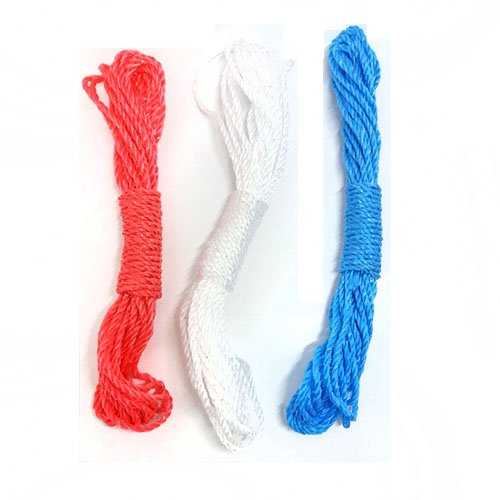 Мотузка кольорова тонка Ф-2,5 / 7 м (24шт/уп; 600шт/ящ), шт<br> Артикул: 101387<br>