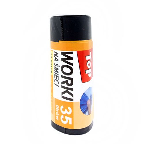 Мішки д/сміття TOP  35л/15шт чорні (50*60см) (50уп/ящ), уп<br> Артикул: 101503<br>