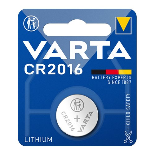 Батарейка VARTA Літієва CR2016 C1 блист. (6639), шт<br> Артикул: 101602<br>