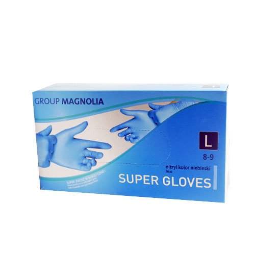 Рукавички гумові NITRYLEX Блакитні PF size M 100шт/50пар в уп (3490/3491), уп<br> Артикул: 101721<br>