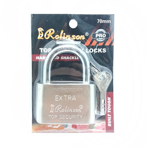 Замок на блістері ROLINSON 60 мм (72шт/ящ), шт<br> Артикул: 101896<br>