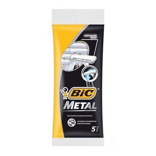 Станок для гоління BIC Metal ( 5 шт) (30уп/ящ) (5416), уп<br> Артикул: 101968<br>