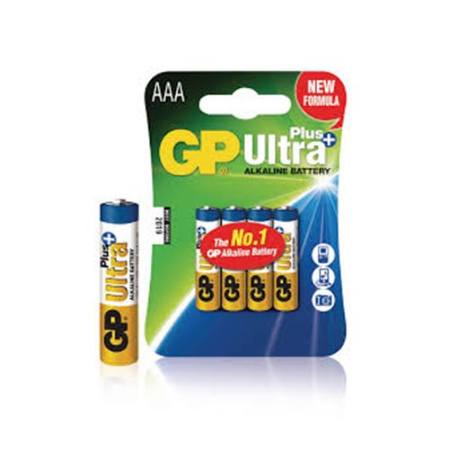 Батарейка GP Alkaline PLUS Ultra LR03 (AAA) 24AUP/C4 (40) блист., шт<br> Артикул: 102042<br>