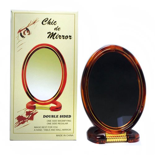 Дзеркало двостороннє пластик №6 (12шт/уп, 72шт/ящ), шт<br> Артикул: 102343<br>