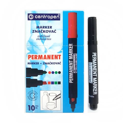 Маркер Centropen №8576 великий ЧОРНИЙ (10шт/уп), уп<br> Артикул: 102468<br>