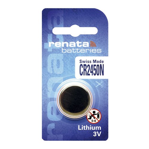 Батарейка Renata Літієва CR2450 C1 блист., шт<br> Артикул: 102652<br>