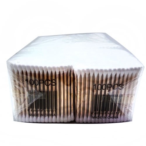 Вушні палички дерево 100шт (за фактом 75) 30уп/ящ, уп<br> Артикул: 102660<br>