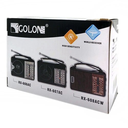 Радіо з динаміком Golon RX-607 AC, шт<br> Артикул: 102973<br>