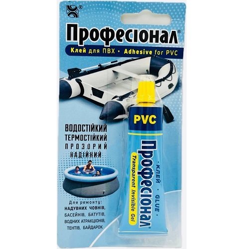 Клей Проф. ПВХ, гума, пластик (Хімік+) (40шт/ящ), шт<br> Артикул: 103463<br>