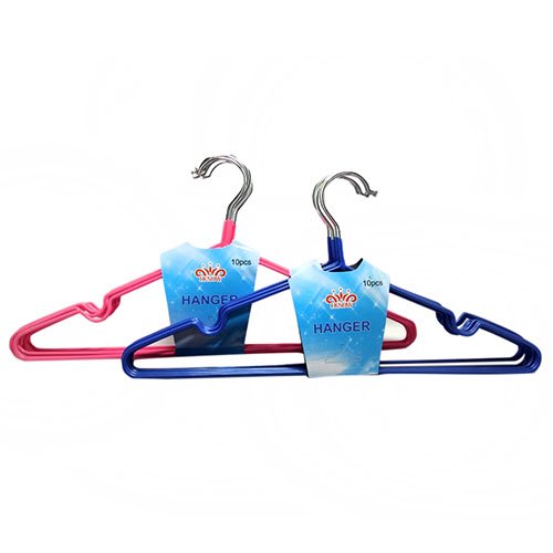 Вішалка метал у гумі №036-3 (10 шт/уп), уп<br> Артикул: 104647<br>