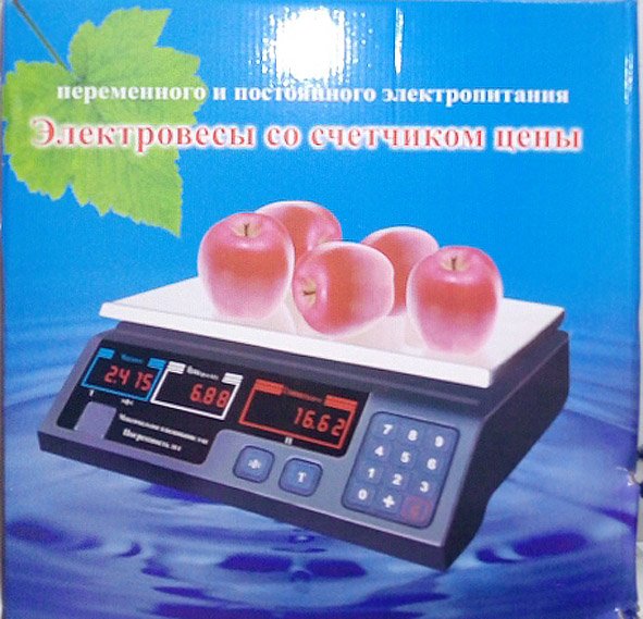 Ваги торговельні підлогові електр.( 40 кг) №1405, шт<br> Артикул: 105269<br>