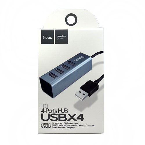 Хаб USB HOCO № HB1/4USB 2.0, шт<br> Артикул: 105695<br>