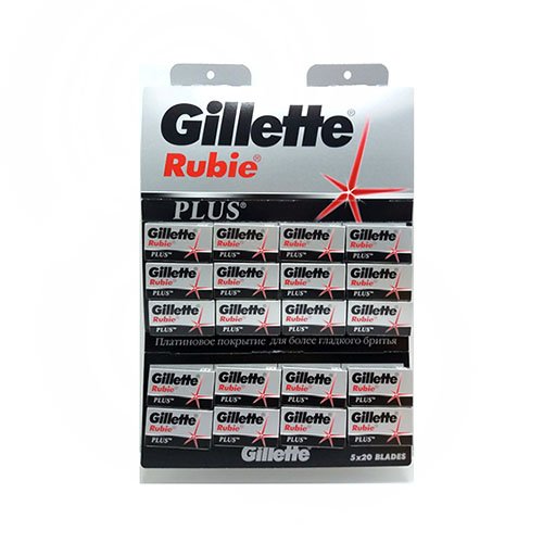 Лезо Gillette Rubie Platinum Plus 5 лез (20шт/уп), уп<br> Артикул: 106986<br>