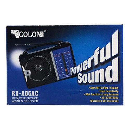 Радіо з динаміком Golon A 08 AC (червоний), шт<br> Артикул: 107100<br>