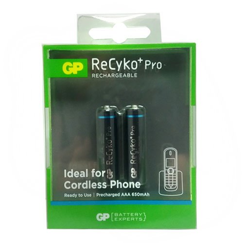 Акумулятор GP RECYKO PROFESSIONAL Ni-MH R03 650 mAh C2 (0686), шт<br> Артикул: 108307<br>