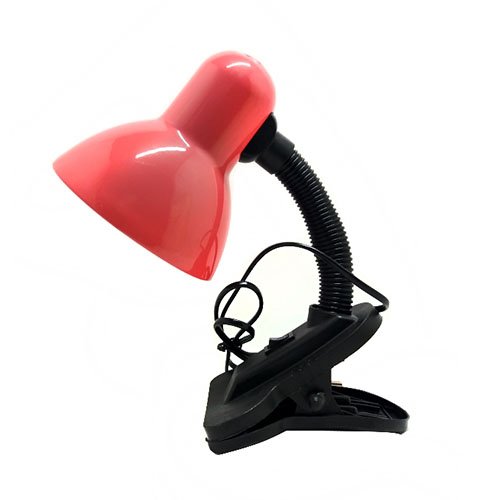 Лампа настільна кольорова E27 №09450 / 108B (220В/Е27) прищіпка, шт<br> Артикул: 109450<br>