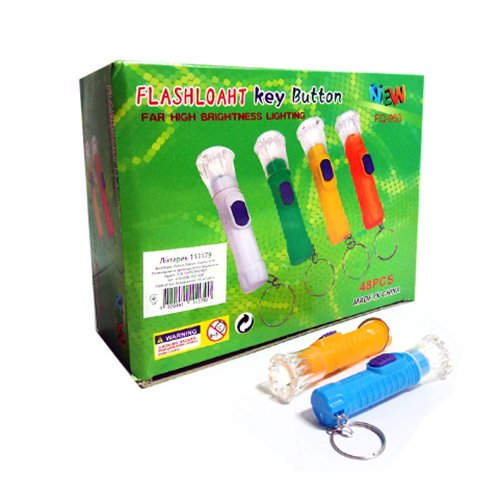 Ліхтарик 3xAG3/1LED №723 (шоу бокс 48шт), шт<br> Артикул: 110560<br>