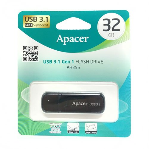 Флешка 32 Gb APACER USB 3.2 AH25B, шт<br> Артикул: 110747<br>
