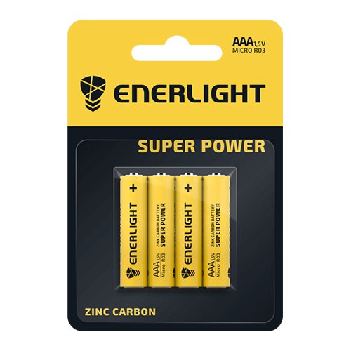 Батарейка Enerlight SUPER Power R03 (AAA) C4 (48) блист. 2086, шт<br> Артикул: 111177<br>