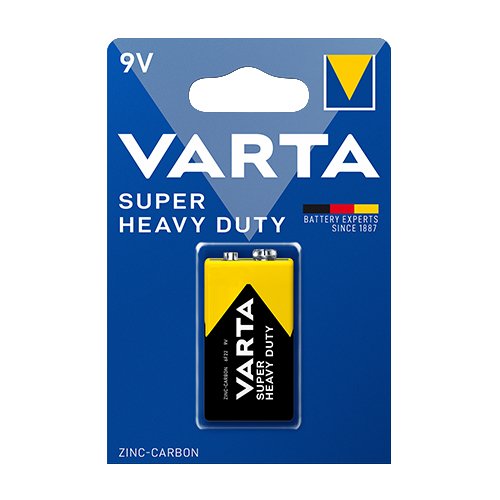 Батарейка VARTA Superlife 6F22 (крона) C1 (10) блист. (6427), шт<br> Артикул: 111202<br>