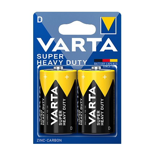Батарейка VARTA Superlife R20 (D) C2 (24) блист. (6342), шт<br> Артикул: 111205<br>