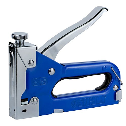 Степлер Sigma з регулятором для скоб 4-14мм (синій) (2821011), шт<br> Артикул: 112220<br>