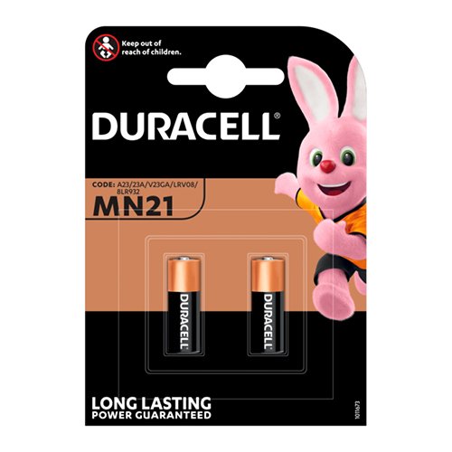 Батарейка Duracell авто A23 (MN21) C2 (20) блист., шт<br> Артикул: 113042<br>