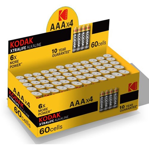 Батарейка Kodak Xtralife LR03 (AAA) S4 (60) кор., шт<br> Артикул: 113426<br>