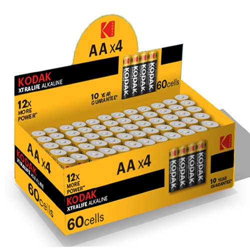 Батарейка Kodak Xtralife LR06 (AA) S4 (60) кор., шт<br> Артикул: 113427<br>