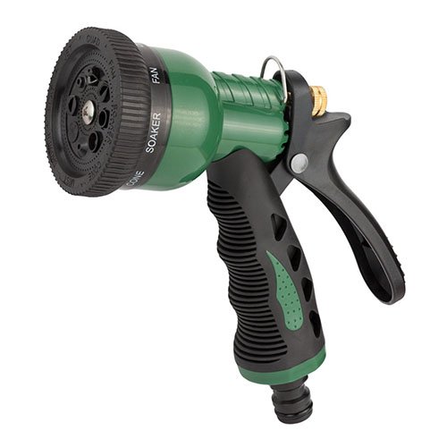 Пістолет-розпилювач Grad  8-ми режимний металевий (ABS+TPR) (5012415), шт<br> Артикул: 114213<br>