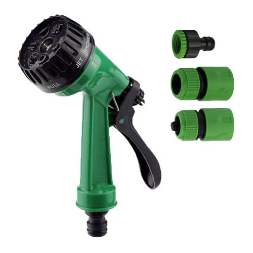 Набір поливальний: Grad пістолет-розпилювач 7-ми режимний 2 конектора+адаптер на шланг ¾" (5012545), набор<br> Артикул: 114218<br>