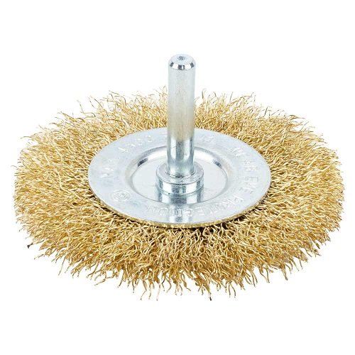 Щітка дископодібна Sigma (латуньована) хвостовик 6мм Ø 50мм 9013051, шт<br> Артикул: 114564<br>