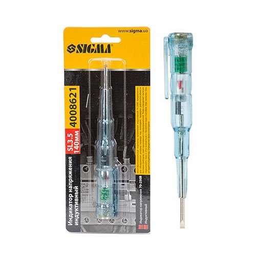 Викрутка-індикатор Sigma індуктивна 140мм 70-250В 4008621, шт<br> Артикул: 114644<br>