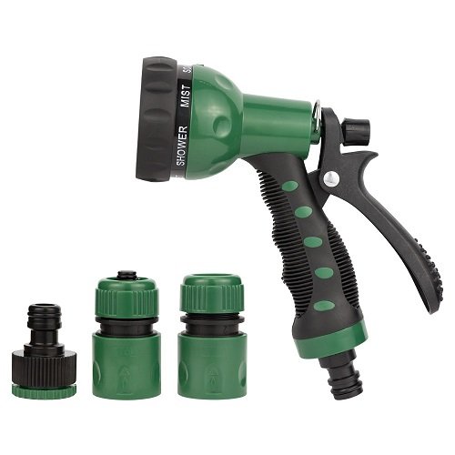 Набір поливальний: Grad пістолет-розпилювач 7-ми режимний 2 конектора+адаптер (ABS+TPR) (5012505), набор<br> Артикул: 114896<br>