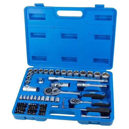 Набір інструменту Grad Start насадки торцеві + біти (72шт) 1/4", 1/2" (6003145), шт<br> Артикул: 115137<br>