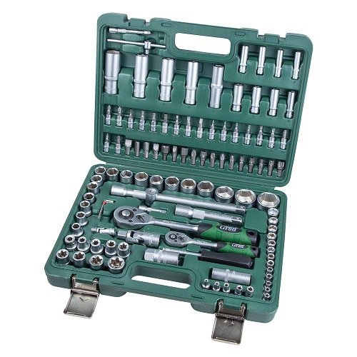 Набір інструменту Grad насадки торцеві + біти (108шт) 1/4", 1/2" (6004275), шт<br> Артикул: 115138<br>