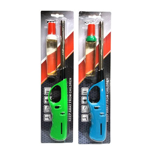 Запальничка побутова Jingze № 82 на блістері + балончик газу (24 шт/уп), шт<br> Артикул: 115476<br>