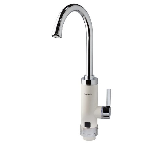 Кран-водонагрівач AQUATICA проточний для кухні 3.0кВт на гайці (HZ-6B143W) 9791113, шт<br> Артикул: 115539<br>