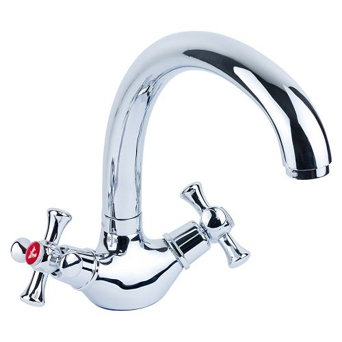 Змішувач для кухні AQUATICA S77 1/2" Гайка, Вилив вухо (PL-4B155C) 9777110, шт<br> Артикул: 115730<br>