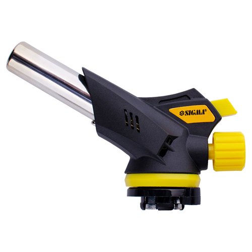 Пальник газовий з п'єзопідпалом Sigma Ø20мм 144мм ТУРБО 360°С 2901331, шт<br> Артикул: 115772<br>