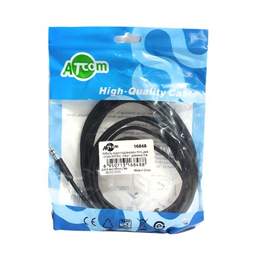 Подовжувач AUX Atcom 3,0 м (16848), шт<br> Артикул: 116057<br>