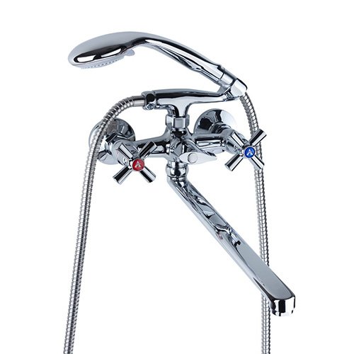 Змішувач для ванни AQUATICA S80 1/2" Вилив прямий 350мм (PM-2C257C) 9780200, шт<br> Артикул: 116680<br>